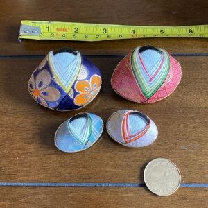 Vintage Miniature Japanese Shell Shaped Doll Family for Your Doll Collection